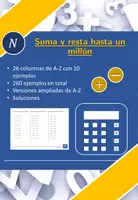 Vista previa - Hojas de trabajo - Suma y resta hasta un millón | matemáticas | 26 columnas - Portada