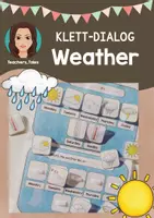Vorschau - Stationenlernen - Klett-Dialog: Weather - Deckblatt