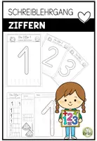 Vorschau - Spiele - Ziffern lernen & Schreiblehrgang – Zahlen schreiben 1. Klasse - Deckblatt