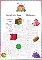 Vorschau - Arbeitsblätter - Geometrie & Körper: Selbstlernheft (Ecken, Kanten, Flächen) - Mathematik - Kl. 2 - Deckblatt