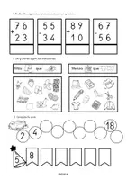 Vista previa - Hojas de trabajo - REPASO 1º TRIMESTRE 1º DE PRIMARIA - página 2