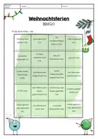 Vorschau - Arbeitsblätter - Weihnachtsferien Bingo - Seite 2