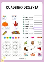 Vista previa - Juegos / Gamificación - Cuaderno con actividades de dislexia - Portada