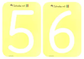 Vorschau - Arbeitsblätter - Zahlen zum Nachspuren - Ziffernschreibkurs - Seite 3