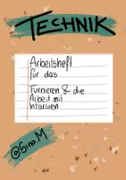 Vorschau - Unterrichtsreihen - Arbeitsheft Furnieren und Intarsien im Technikunterricht - Deckblatt