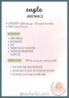 anteprima - Flashcard - TABELLONE DI GIOCO + 56 CARTE DEGLI ANIMALI. ACUITÀ VISIVA E VELOCITÀ - Pagina 1
