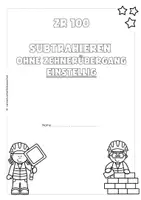 Vorschau - Stationenlernen - Zahlenraum 100 – Einstelliges Subtrahieren ohne Unterschreitung – 10 Rechenspiele + Arbeitsblätter - Seite 3