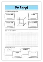Vorschau - Arbeitsblätter - Geometrische Körper 3D - Merkblätter - Seite 2