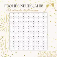 Vorschau - Anderer Materialtyp - Wünsche zum neuen Jahr Neujahrsgruß Gruß fürs Kollegium - Deckblatt
