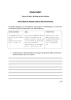 Vorschau - Test - Arbeit und Checkliste Thema "Hilfsorganisationen" - Seite 1