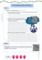 Vorschau - Arbeitsblätter - Mathe-Escape-Game Parabeln und Geraden - Seite 3