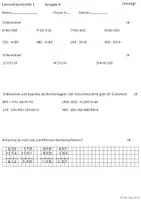 Vorschau - Klassenarbeiten - 6 Mathematik-Klassenarbeiten, Tests für die 4. Klasse - Seite 2