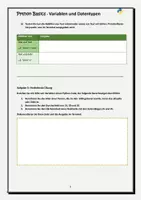 Vorschau - Arbeitsblätter - Python Basics 1 - Variablen und Datentypen - Seite 3