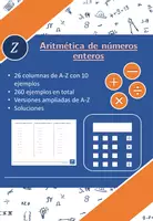 Vista previa - Hojas de trabajo - Aritmética de números enteros | matemáticas | 26 columnas - Portada