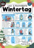 Vorschau - Arbeitsblätter - Sparpaket - Lese- & Abschreibkarteien Jahreszeiten - Lateinische Ausgangsschrift - Seite 1