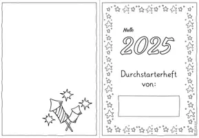 Vorschau - Arbeitsblätter - Durchstarterheft | Neujahr 2025 | Neujahrsausblick | Neujahrsheft - Seite 3