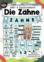 Vorschau - Arbeitsblätter - Unsere Zähne - Komplettpaket - Seite 1