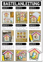 Vorschau - Mal- und Bastelvorlagen - Vogelhaus basteln – 3D-Bastelprojekt mit Vögeln | Kunst 2.–3. Klasse - Seite 2