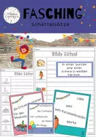Vorschau - Arbeitsblätter - Fasching - 24 Schüttelsätze - Deckblatt