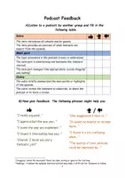 Vorschau - Arbeitsblätter - Recording a Podcast (Brainstorming, Structure, Feedback) - Seite 3