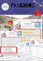 Vorschau - Arbeitsblätter - Fasching Suchsel und weitere Arbeitsaufträge - Deckblatt