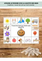 Aperçu - Apprentissages en autonomie - Galette des rois activité - Trouver les rimes - Page de couverture