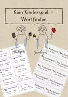 Vorschau - Spiele - Kein Kinderspiel - Wortfinden. Ein Spiel rund um Pubertät - Deckblatt