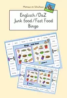 Vorschau - Spiele - Bingo Junk food/Fast Food - Deckblatt