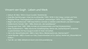 Vorschau - Unterrichtsreihen - Malen wie Vincent Van Gogh / Post-Impressionismus / Sternennacht (Kunst 7.-8. Klasse) - Seite 3