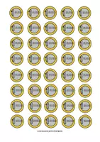 anteprima - Esercizi - BANCONOTE E MONETE SIMILI ALL' EURO DA STAMPARE - Pagina 1