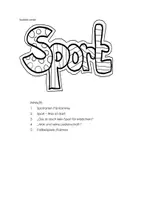 Vorschau - Arbeitsblätter - SPORT-Was ist das?- Ethik/Sozialeslernen - Deckblatt