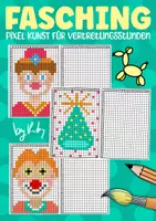 Vorschau - Arbeitsblätter - Fasching & Karneval Pixelkunst - Kunst für Vertretungsstunden - Deckblatt