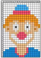 Vorschau - Arbeitsblätter - Fasching & Karneval Pixelkunst - Kunst für Vertretungsstunden - Seite 3