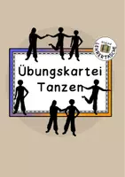 Vorschau - Aufgabenkarten - Übungskartei Tanzen - Deckblatt