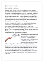 Vorschau - Arbeitsblätter - Die Arbeitswelt im Wandel Text Aufgaben Lösung - Seite 1