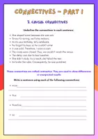 Vorschau - Arbeitsblätter - Vocabulary: Connectives / Linking Words Part I - Seite 3