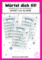 Vorschau - Spiele - Würfel dich fit! - Winter Edition (Sport Grundschule) - Deckblatt