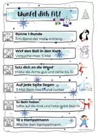 Vorschau - Spiele - Würfel dich fit! - Winter Edition (Sport Grundschule) - Seite 1