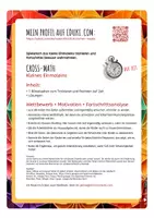 Vorschau - Arbeitsblätter - 1x1 trainieren auf Zeit mit CROSS-MATH-RÄTSELN - Seite 1