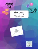 Vorschau - Arbeitsblätter - Werbung: Vorwissensaktivierung - Deckblatt