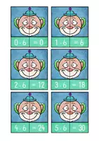 Vorschau - Unterrichtsreihen - 1x1 - 6er-Reihe - Karneval - Fasching - Legematerial - Freiarbeit - Seite 2