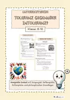 Vorschau - Unterrichtsreihen - Toleranz gegenüber Intoleranz? - Deckblatt