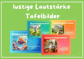 Vorschau - Poster - Arbeitslautstärke Tafelkarten humorvoll - Seite 1