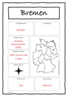 Vorschau - Arbeitsblätter - Bundesländer Steckbrief - Bremen - Seite 1