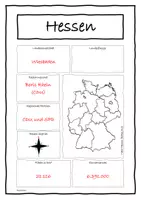 Vorschau - Arbeitsblätter - Bundesländer Steckbrief - Hessen - Seite 1