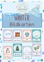 Vorschau - Poster - Bildkarten | Winter | Wort und Bild - Deckblatt