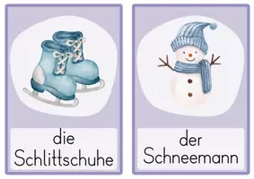 Vorschau - Poster - Bildkarten | Winter | Wort und Bild - Seite 3