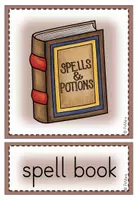 Vorschau - Bildkarten - Picture + Word Cards / Flashcards zum "Wizardy & witches" - Seite 1