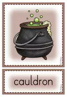 Vorschau - Bildkarten - Picture + Word Cards / Flashcards zum "Wizardy & witches" - Seite 3