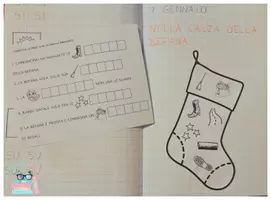 anteprima - Esercizi - Nella calza della Befana - Pagina di copertina